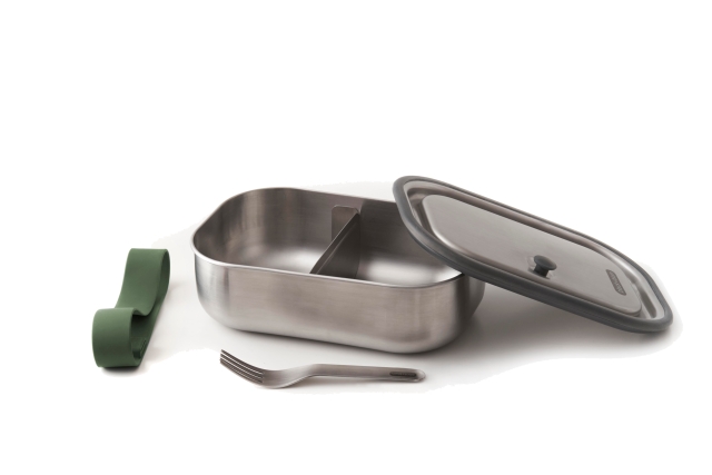 Black+Blum Matboks, Large, Rustfritt stål, 1000 ml, Olive