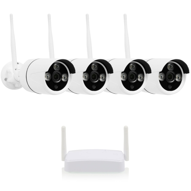Smartwares Trådløst kamerasystem 4 kameraer 1080p