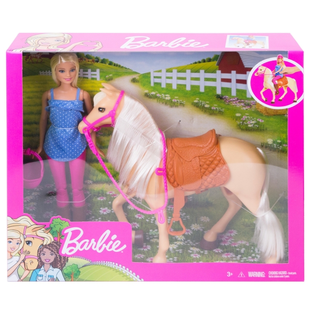 Barbie Dukke og hest