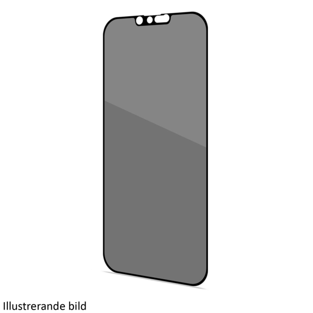 Celly Skjermbeskytter for personvern herdet glass iPhone 15 Pro Max