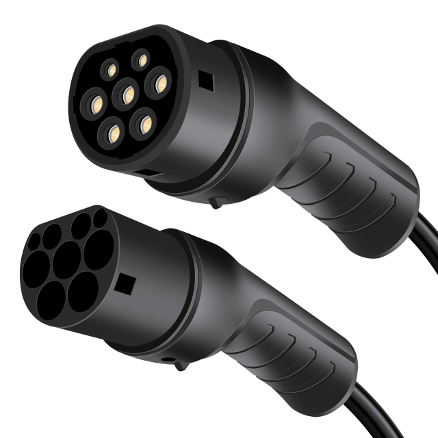 LogiLink Ladekabel for elbil Type 2 3-fase 32A 22kW 7,5m