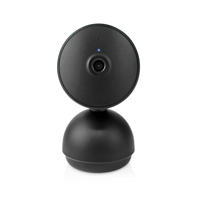 Nedis SmartLife Innendørs kamera | Full HD 1080p | Panorering og vipping | Cloud Storage (valgfritt) / microSD (ikke inkludert) / Onvif | Med bevegelses sensor | Nattsyn | Sort