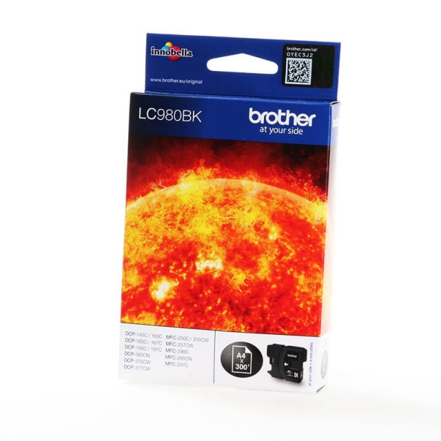 Brother Blekk LC980BK LC-980 Svart