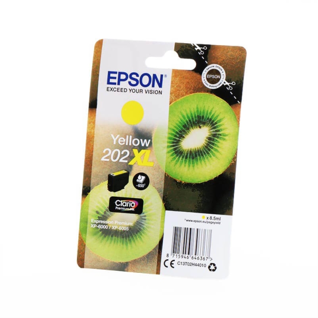 EPSON Blekk C13T02H44010 202XL Gul Kiwi