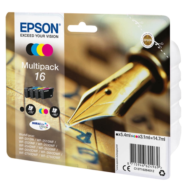EPSON Blekk C13T16264012 16 Multipack Crossword