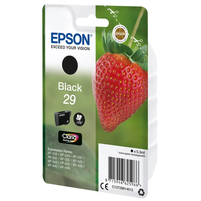 EPSON Blekk C13T29814012 29 Svart Strawberry