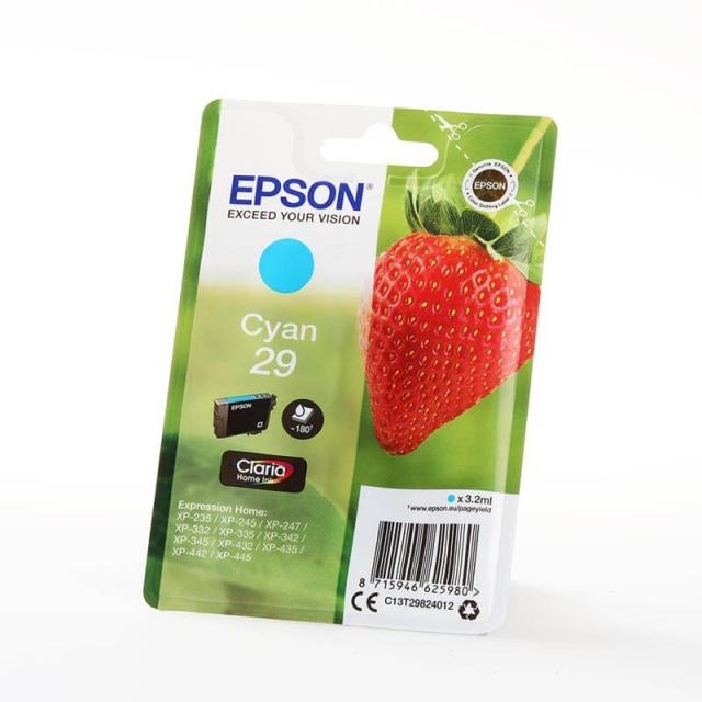 EPSON Blekk C13T29824012 29 Cyan Strawberry