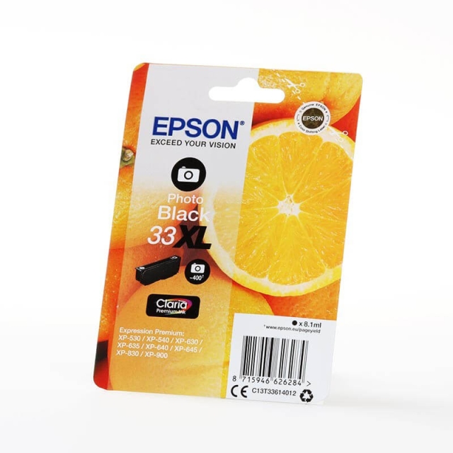 EPSON Blekk C13T33614012 33XL Fotosvart Oranges
