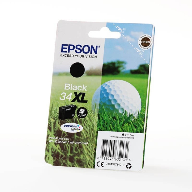 EPSON Blekk C13T34714010 34XL Svart Golf Ball