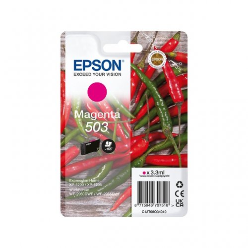 Epson Blekk C13T09Q34010 503 Magenta Chili