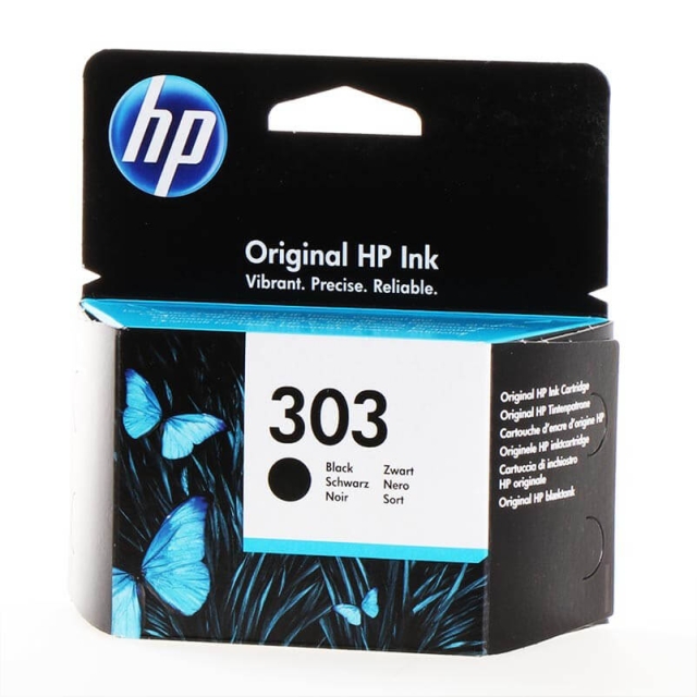 HP Blekk T6N02AE 303 Svart