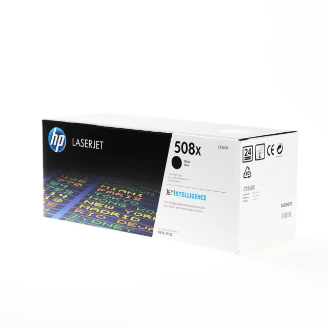 HP Toner CF360X 508X Svart