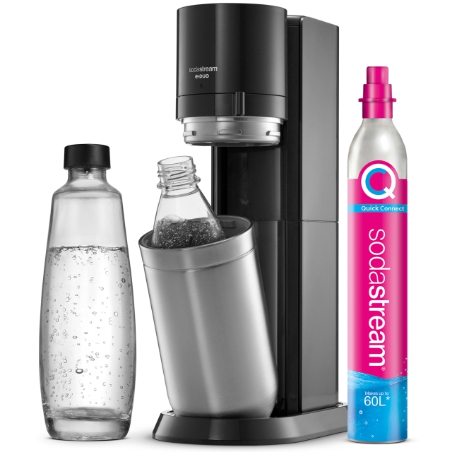 Sodastream Kullsyremaskin E-DUO Metallic Black