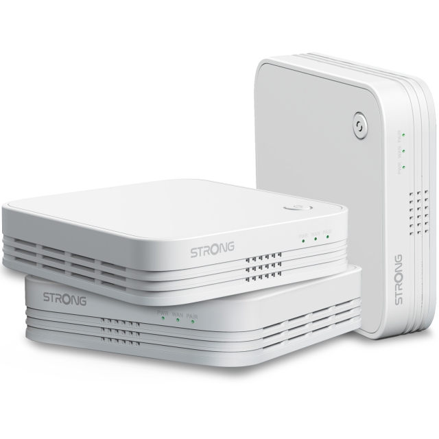 Strong Atria WiFi Mesh 1200 Home kit 2,4+5GHz 3-pakning