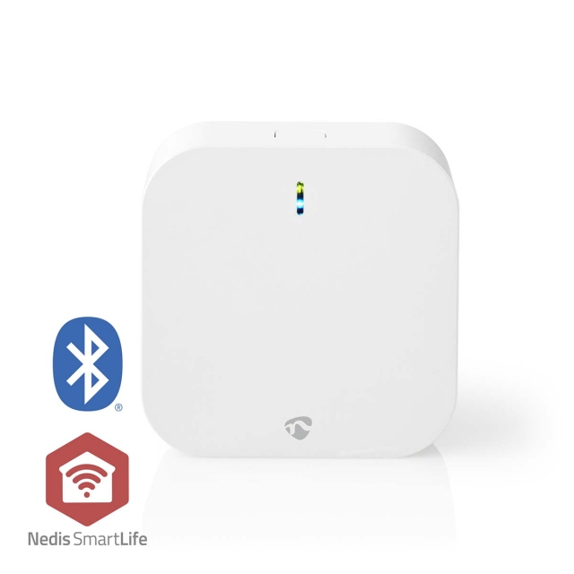 Nedis SmartLife Gateway | Bluetooth® / Zigbee 3.0 | 50 Enheter | Nettstrøm drevet | Android™ / IOS | Hvit