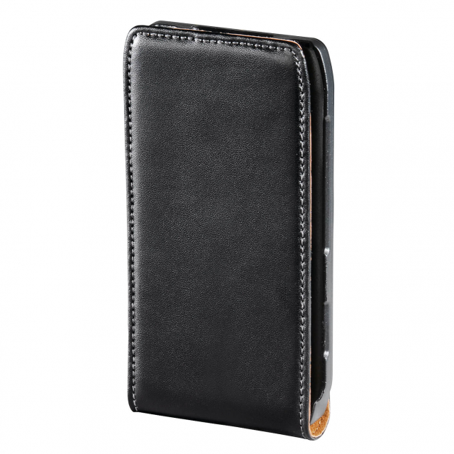 Hama mobilveske Nokia X7 flip-front svart lær
