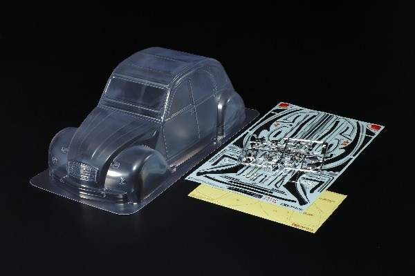 Tamiya 1/10 skala R/C Citroën 2CV Charleston karosserideler