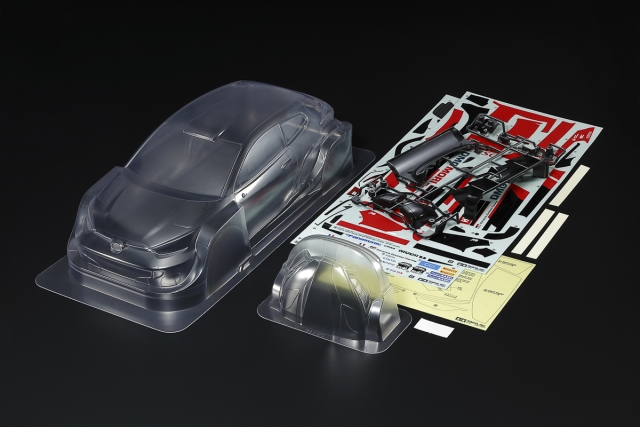 Tamiya 1/10 skala R/C Toyota GAZOO Yaris karosseridelsett