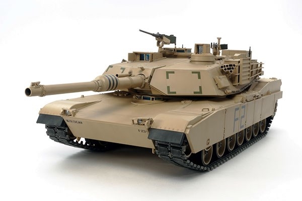 Tamiya 1/16 R/C U.S. M1A2 Abrams med tilleggsutstyr