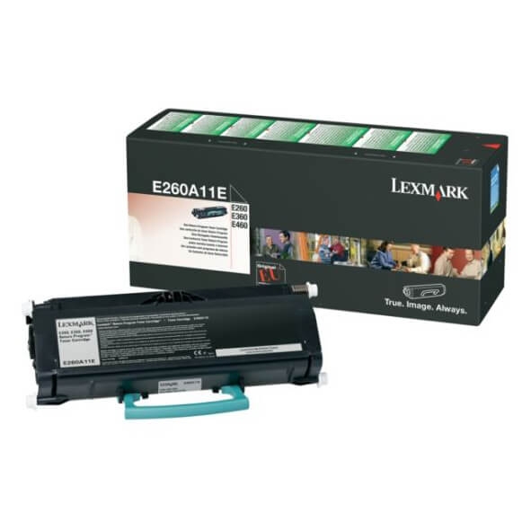 Lexmark Toner E260A11E Svart, retur