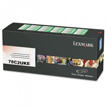 Lexmark Toner 78C2UKE Svart Ultra Høy Kapasitet, Corporate Return