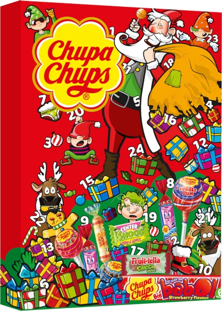 Chupa Chups julekalender, 210,6 g