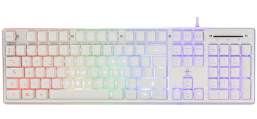 deltaco_gaming WK75 RGB-tastatur 105 taster nordiske membranbrytere oransje