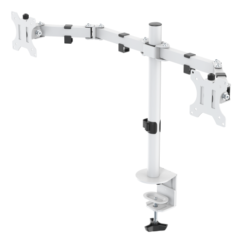 deltaco_gaming WHITE LINE WA86 Skrivebordsarm med to skjermer, 13-32"" skjermer