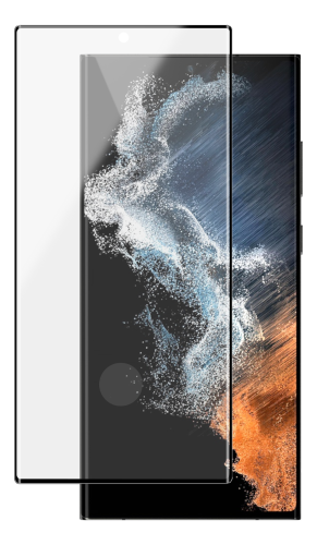 DELTACO Skjermbeskytter, Samsung Galaxy S23 Ultra, 3D buet glass