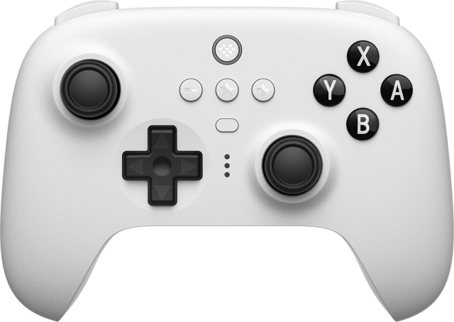 8Bitdo Ultimate Bluetooth-kontroller, hvit, Switch / PC