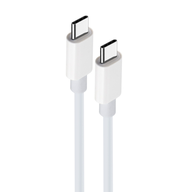 Maxlife MXUC-05 Ladekabel USB-C - USB-C, 2 m 60 W, hvit