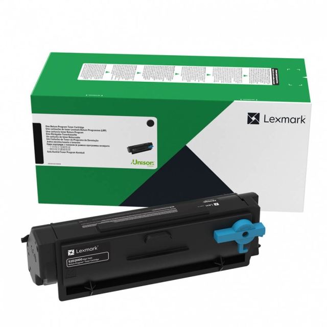 Lexmark Toner B342000 Svart Return