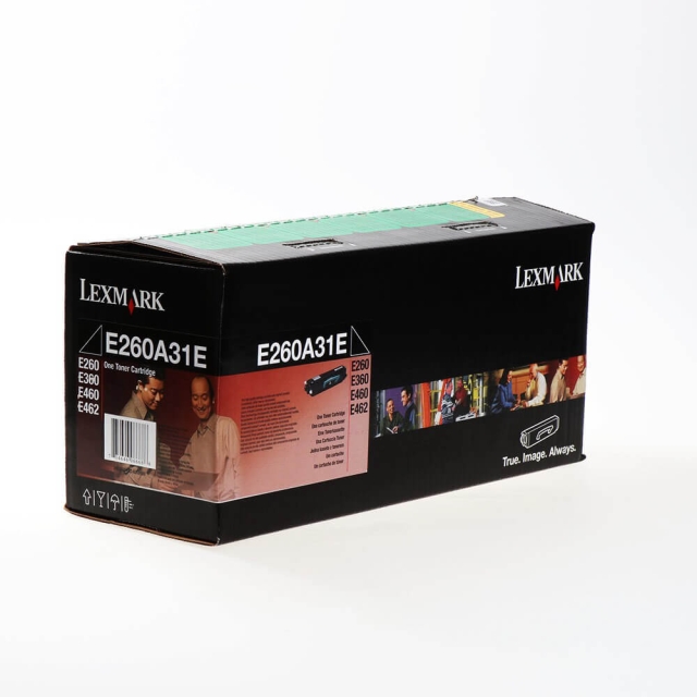 Lexmark Toner E260A31E Svart Corporate Return