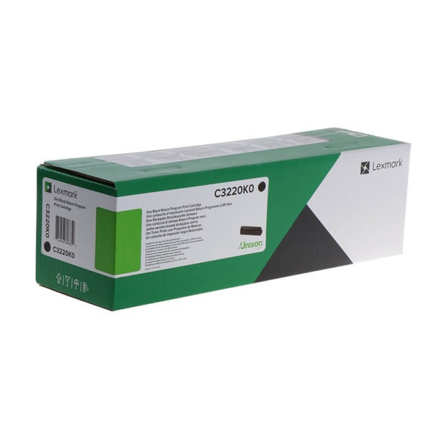 Lexmark Toner C3220K0 Svart Return