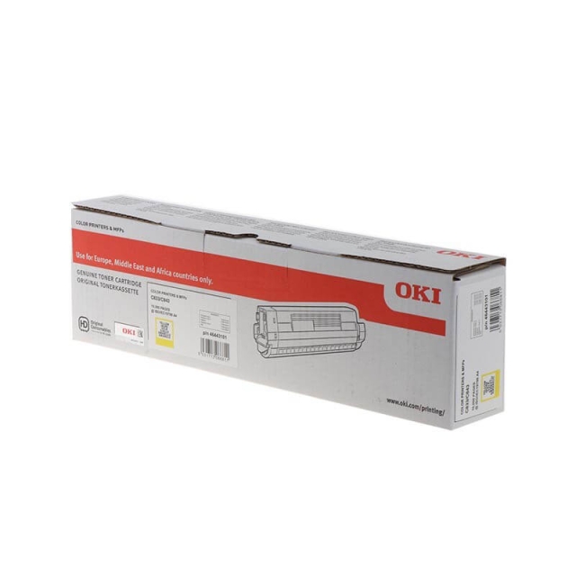 OKI Toner 46443101 Gul Høy Kapasitet