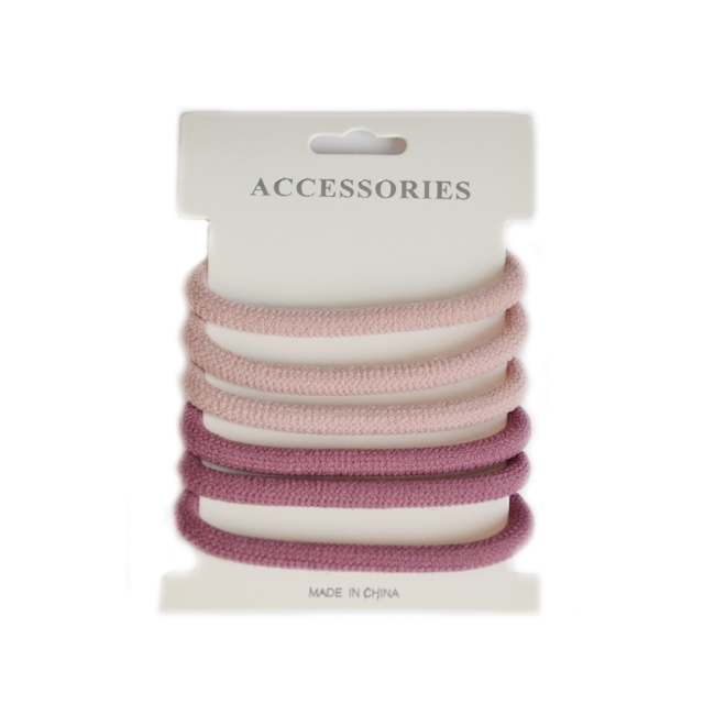 Hårsnodd Basic - Lilla/rosa