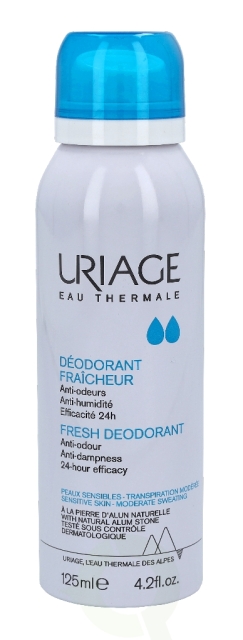 Uriage Deodrant Fraicheur- Fresh 24H 125 ml