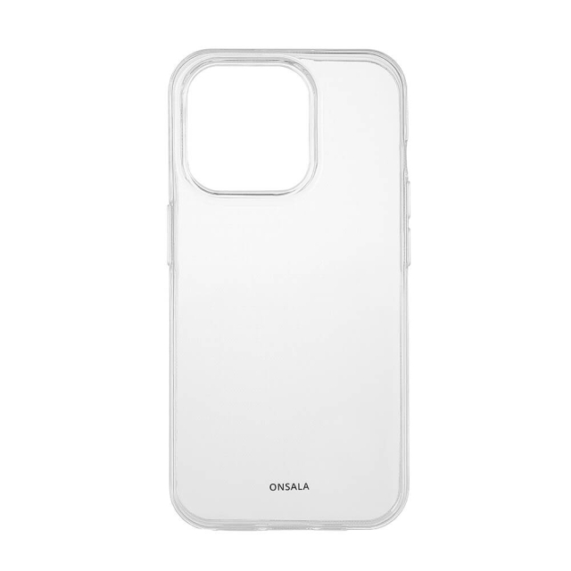 Onsala Mobildeksel Resirkulert TPU Transparent - iPhone 15 Pro