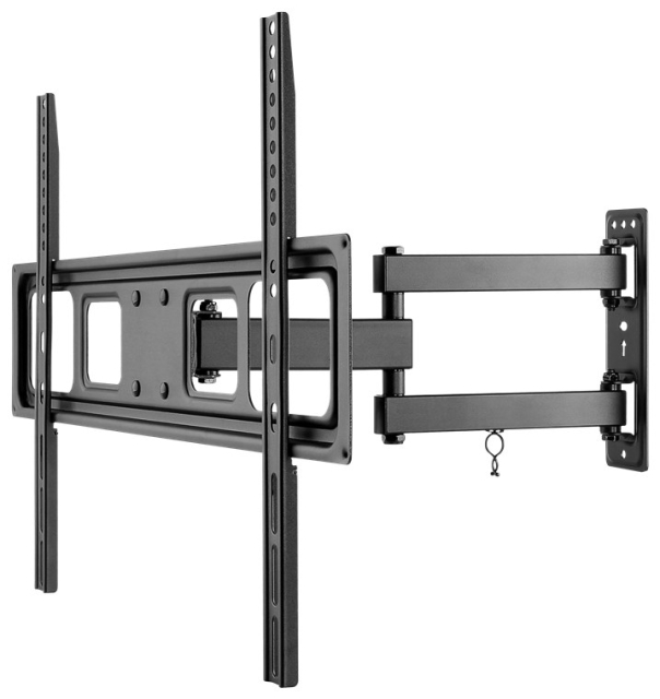 Goobay TV-veggbrakett Basic FULLMOTION (L) for TV-er fra 37 til 70 tommer (94 til 178 cm), fullt mobil (svingbar og vippbar) opp til 35 kg