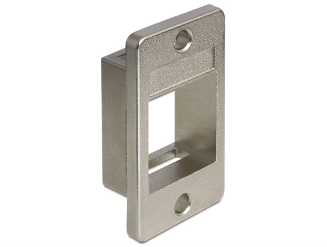 Goobay Keystone-brakett for installasjon av enheter og hus som passer til 19,2 x 14,9 mm Keystone-port