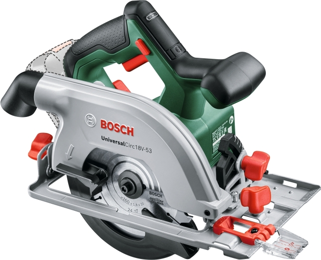 Bosch UniversalCirc 18V-53 Solo batteridrevet sirkelsag