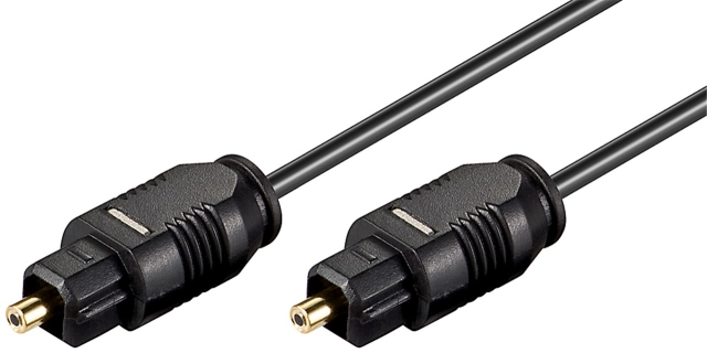 Goobay Toslink-kabel 2,2 mm Toslink-kontakt > Toslink-kontakt, ø 2,2 mm, 5 m