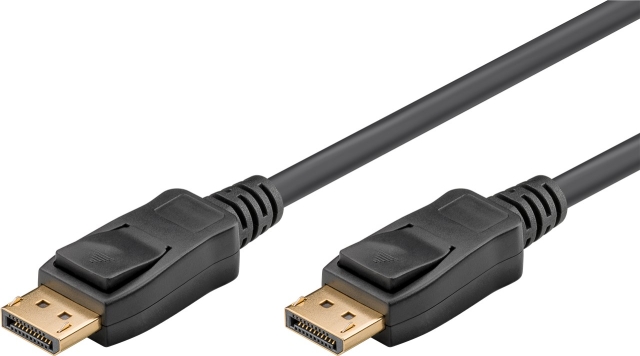 Goobay DisplayPort™-tilkoblingskabel 2.0 Displayport™-plugg > Displayport™-plugg, 8K @ 60Hz, 2 m