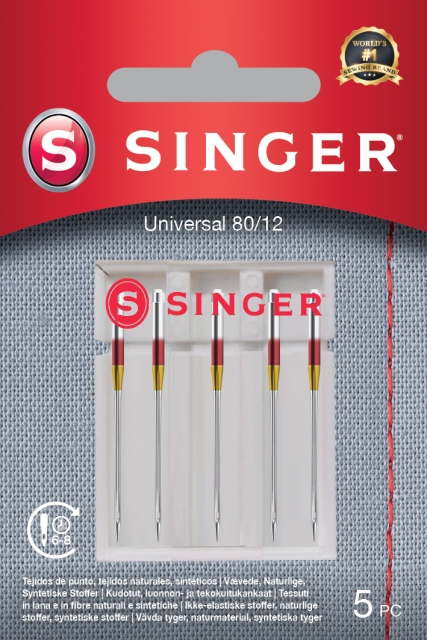 Singer universalnål størrelse 80, 5 stk