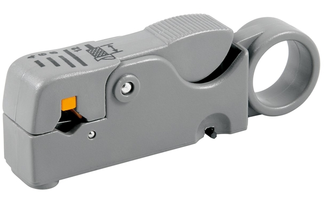 Fixpoint Kabelskreller med 2 skjæreblad skrellelengde: min. 4 mm, 6 mm, 8 mm og maks. 12 mm