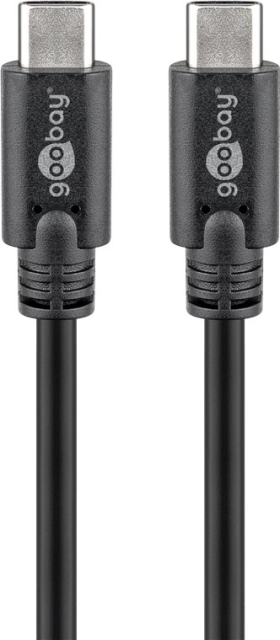 Goobay Synkroniser og lad superrask USB-C™-kabel (USB 3.2 Gen 1), USB-PD, 1,5 m USB-C™-plugg > USB-C™-plugg