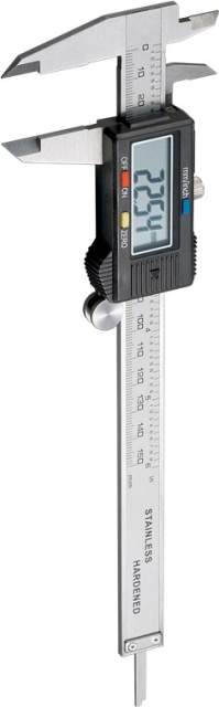 Goobay Digital skyvelære 150 mm / 6 tommer for målinger fra 0 mm - 150 mm
