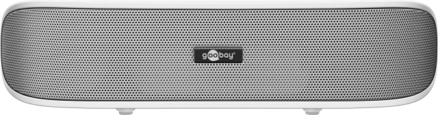 Goobay SoundBar stereohøyttaler med Plug & Play og AUX-inngang