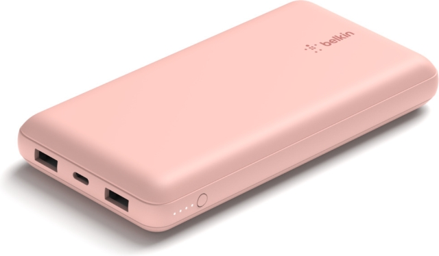 Belkin 20K powerbank, 20 000 mAh, Farge: Rosa
