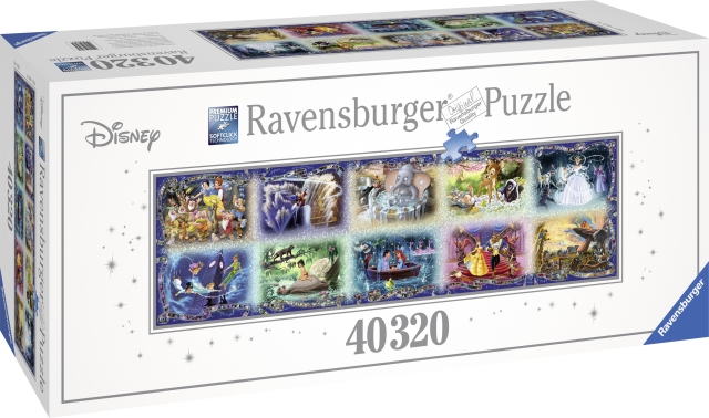 Ravensburger Disney Gravity Puzzle Collection, 40 000 brikker, verdens største puslespill!